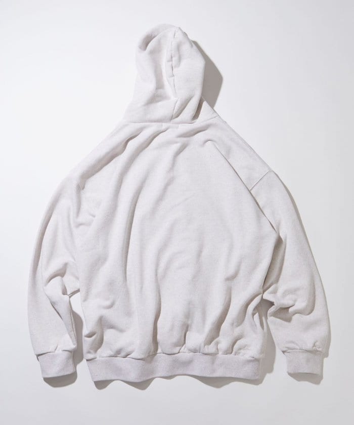 NAUTICA JAPAN Felt Patch Arch Logo Full Zip Sweat Hoodie