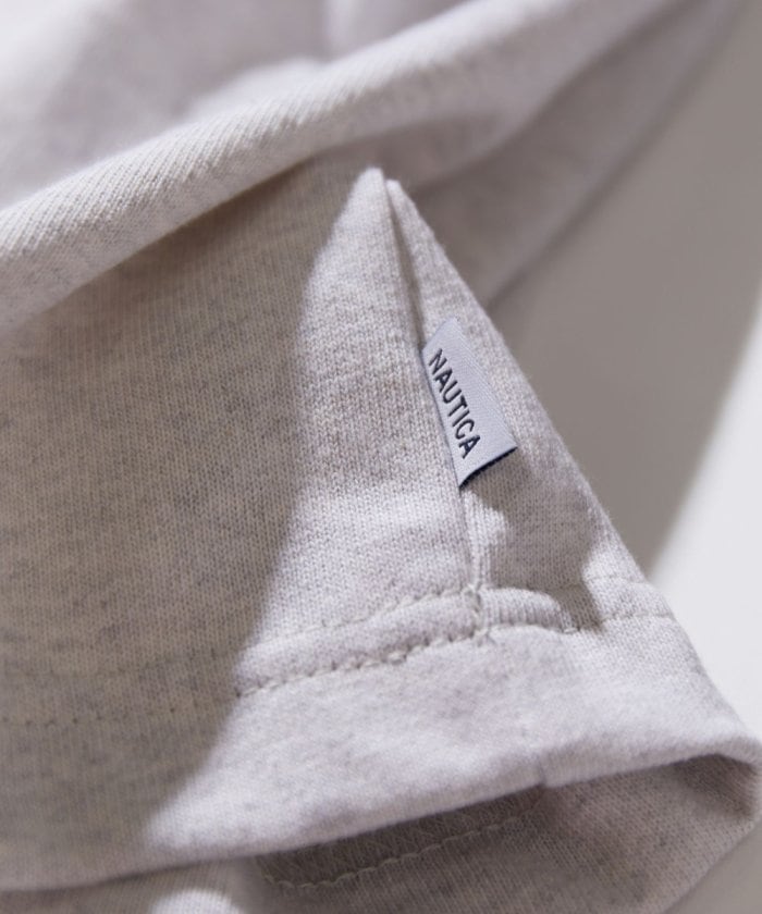 NAUTICA JAPAN Felt Patch Arch Logo Raglan Tee