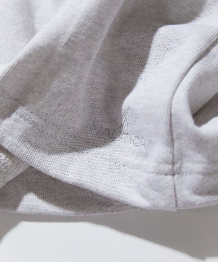 NAUTICA JAPAN Felt Patch Arch Logo Raglan Tee