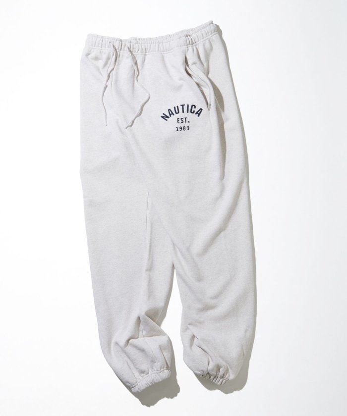 NAUTICA JAPAN Felt Patch Arch Logo Sweat Pants