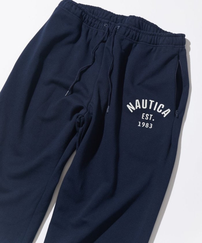 NAUTICA JAPAN Felt Patch Arch Logo Sweat Pants