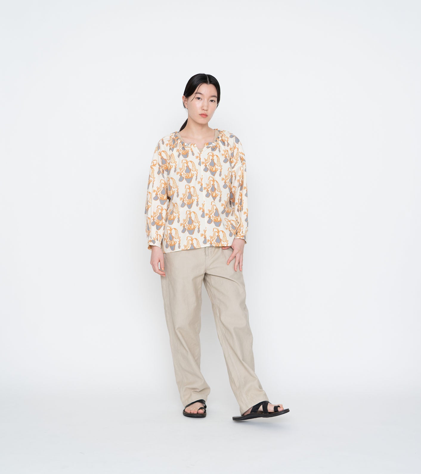 <Women's> THE NORTH FACE PURPLE LABEL Field Pullover Blouse