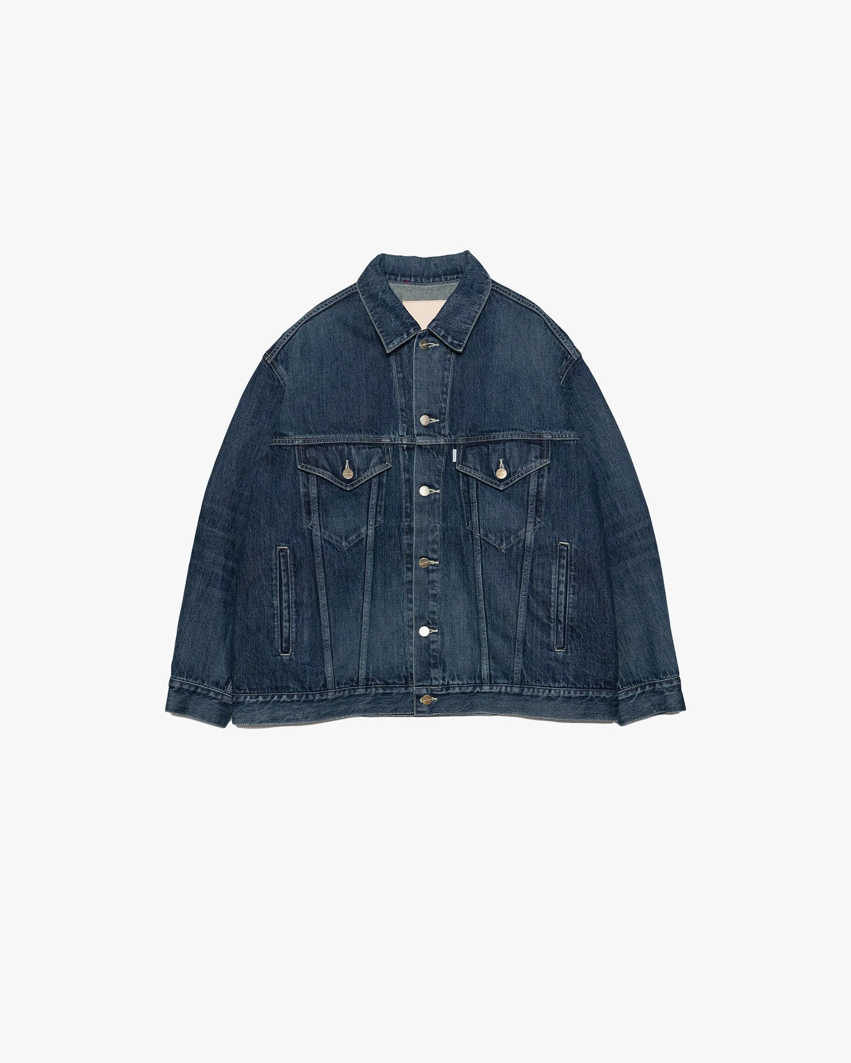 ジャケット・アウター graphpaper Selvage Denim Trucker Jacket Graphpaper Selvage Denim Trucker Jacket - Dark Fade