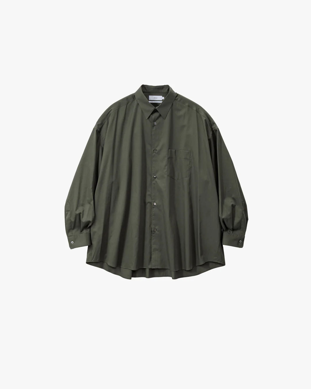 Graphpaper Silicon Poplin Oversized Regular Collar Shirt Graphpaper Silicon Poplin Oversized Regular Collar Shirt