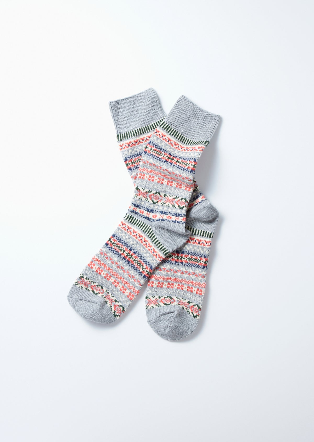 RoToTo JACQUARD CREW SOCKS ”FAIRISLE”