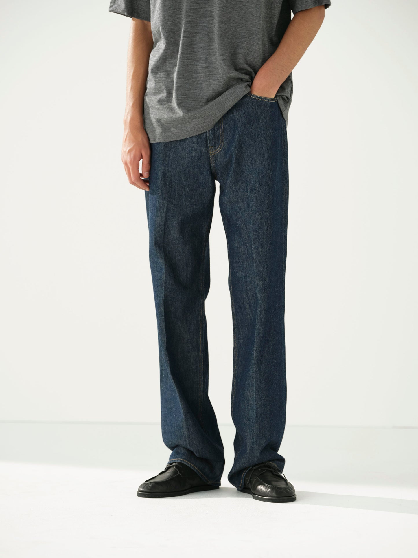 AURALEE HARD TWIST DENIM 5P PANTS