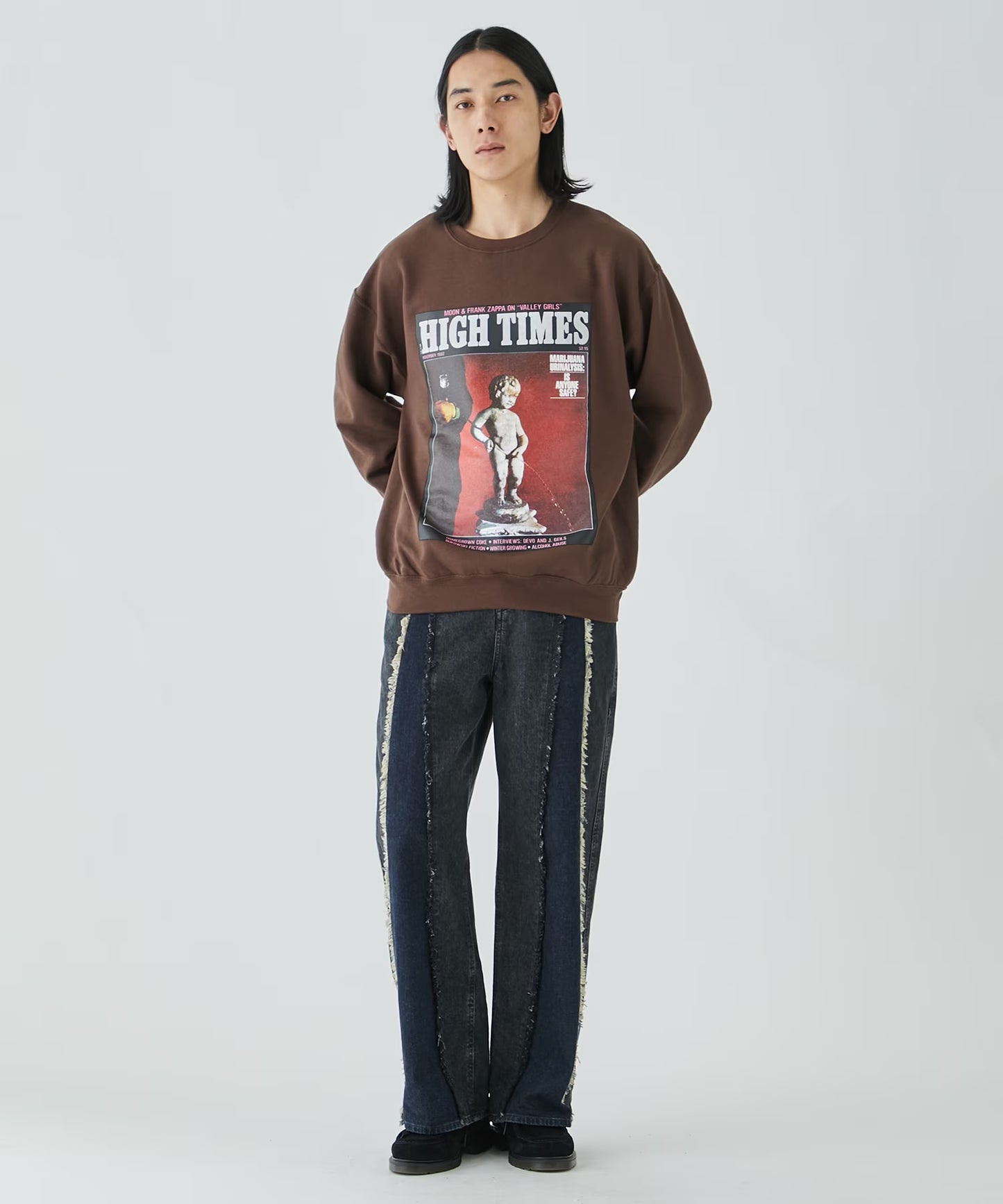 WACKO MARIA HIGHTIMES CREW NECK SWEAT SHIRT TYPE-1