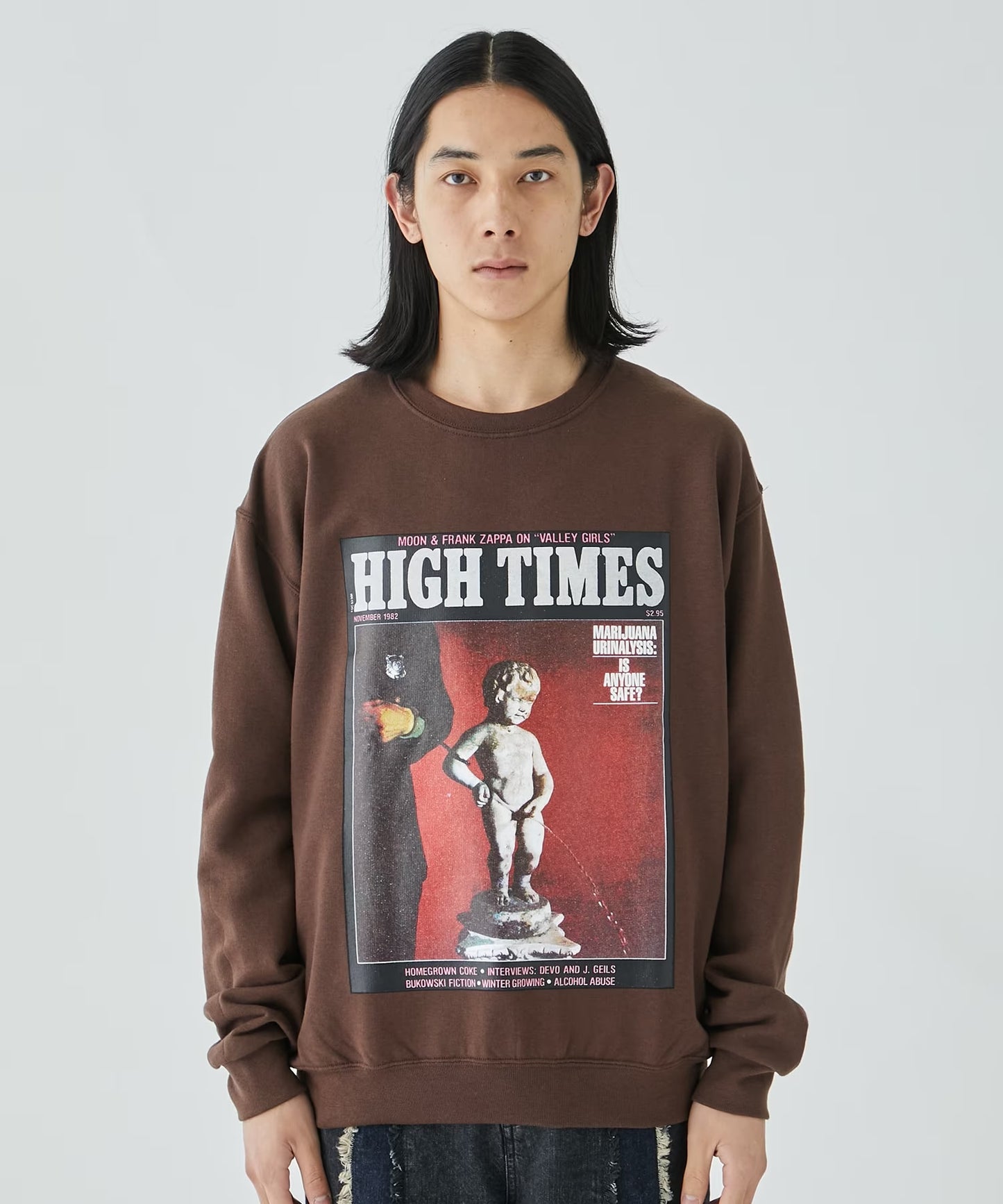 WACKO MARIA HIGHTIMES CREW NECK SWEAT SHIRT TYPE-1
