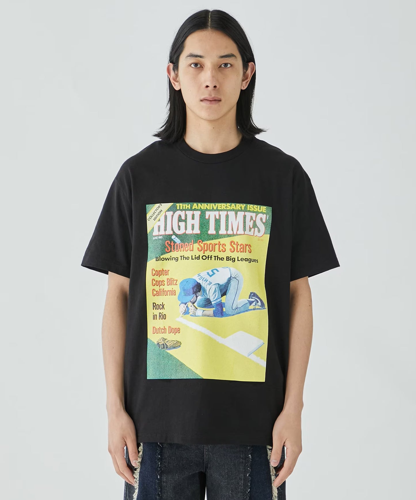 WACKO MARIA HIGHTIMES CREW NECK T-SHIRT TYPE-4