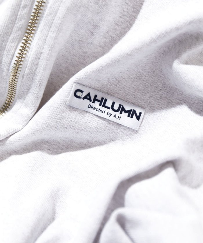 CAHLUMN Heavy Weight Jersey 3/4-Zip Hoodie