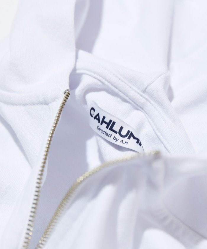 CAHLUMN Heavy Weight Jersey 3/4-Zip Hoodie