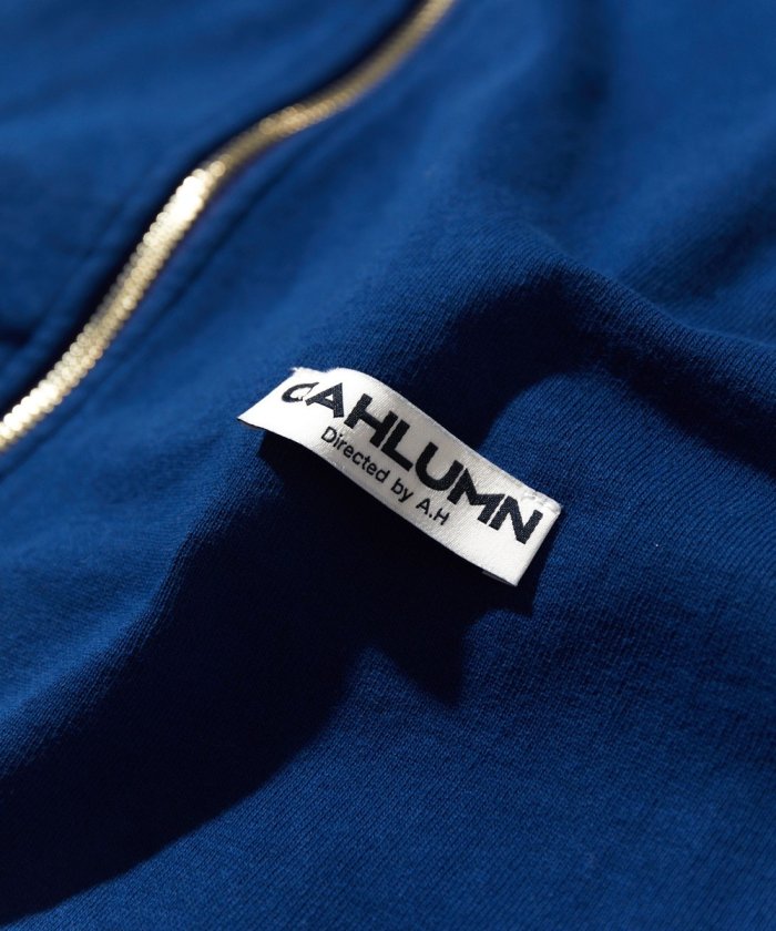 CAHLUMN Heavy Weight Jersey Thermal Lined 3/4 Zip Cadet Collar Shirt