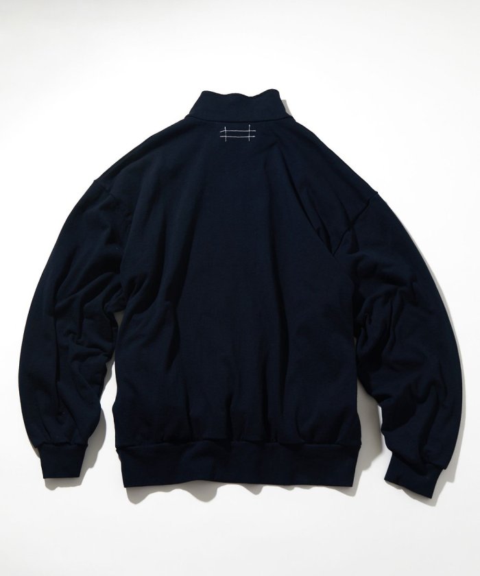 CAHLUMN Heavy Weight Jersey Thermal Lined 3/4 Zip Cadet Collar Shirt
