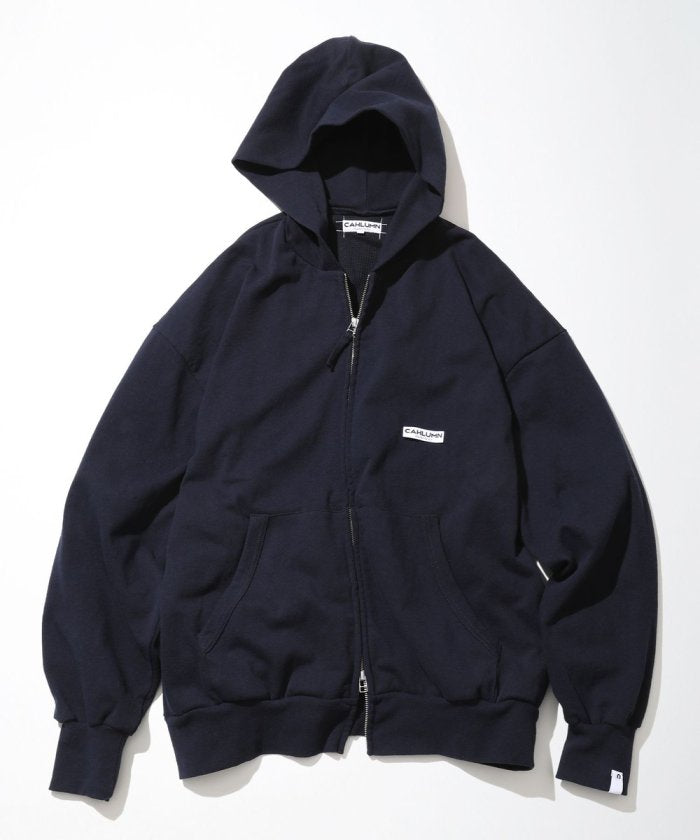 CAHLUMN Heavy Weight Jersey Thermal Lined Zip Hoodie
