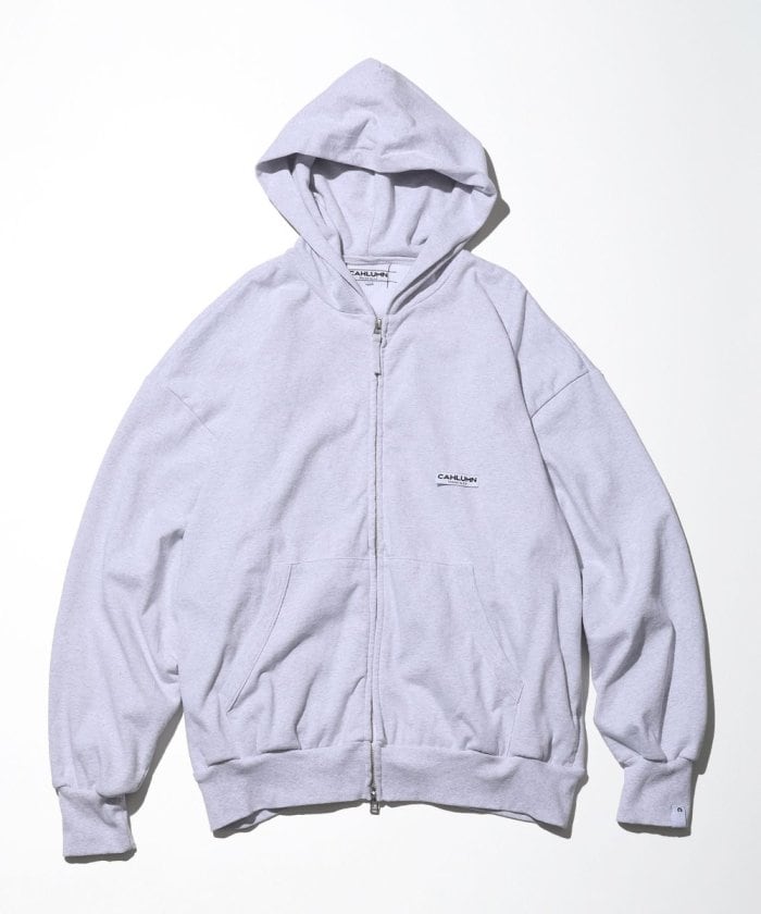 CAHLUMN Heavy Weight Jersey Thermal Lined Zip Hoodie