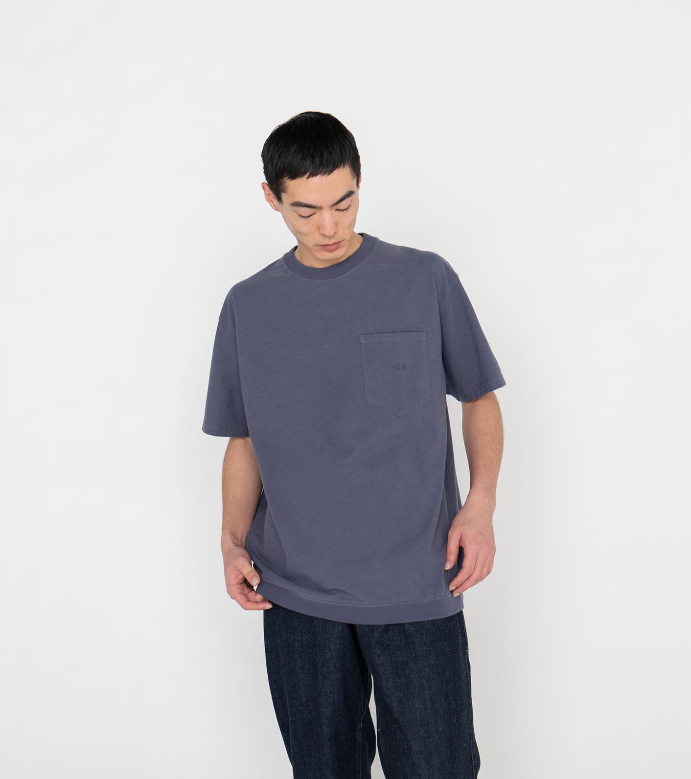 THE NORTH FACE PURPLE LABEL High Bulky HS Pocket Tee