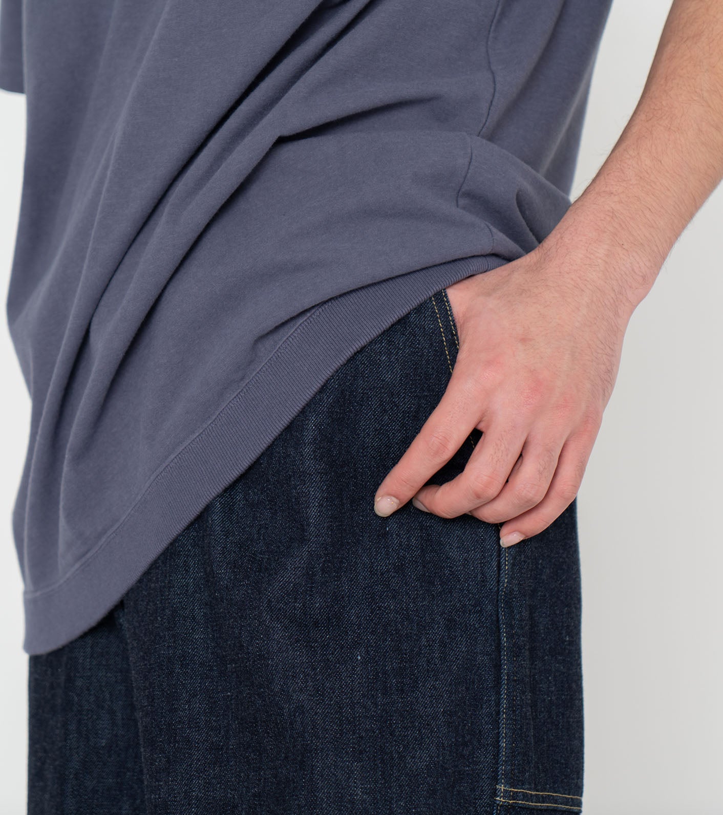 THE NORTH FACE PURPLE LABEL High Bulky HS Pocket Tee