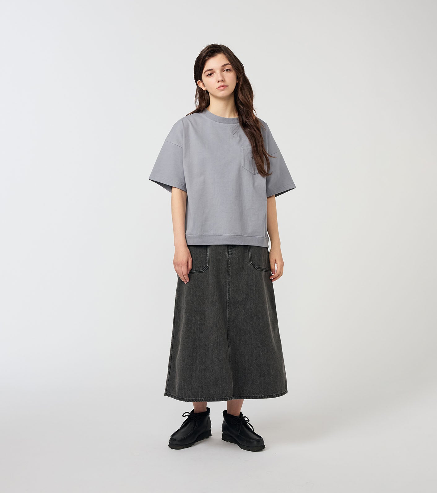 THE NORTH FACE PURPLE LABEL High Bulky Pocket Tee