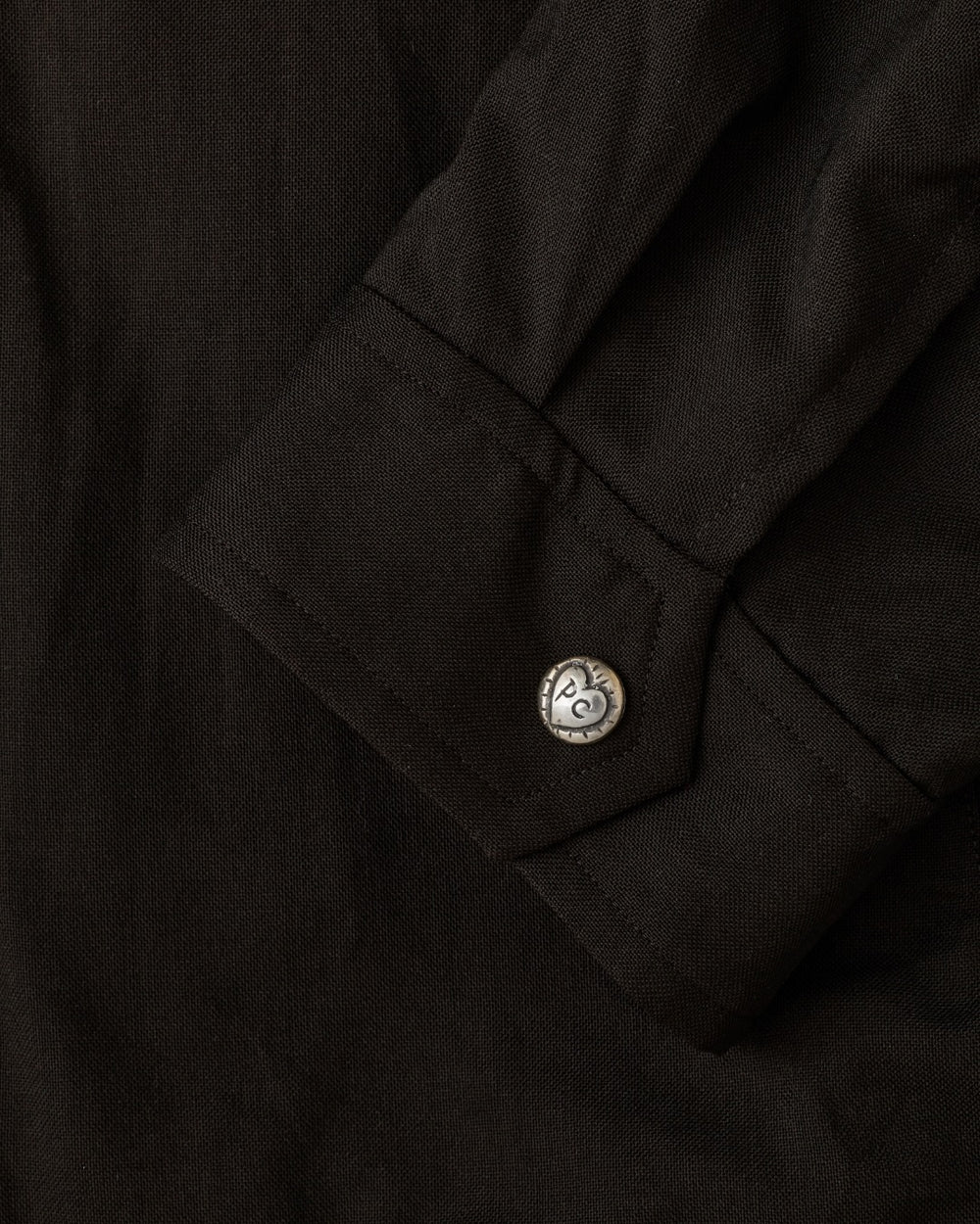 Porter Classic TROPICAL ZIP UP JACKET W / LOVE & PEACE SILVER