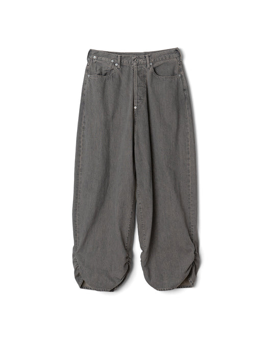 refomed FRESH MAN DENIM WIDE PANTS "OD" - BROWN