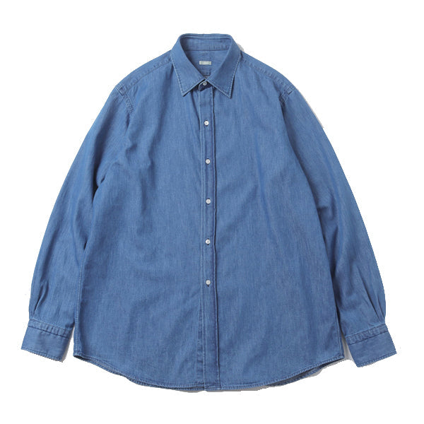 A.PRESSE Washed Denim Shirt – unexpected store