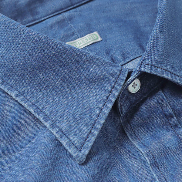 A.PRESSE Washed Denim Shirt