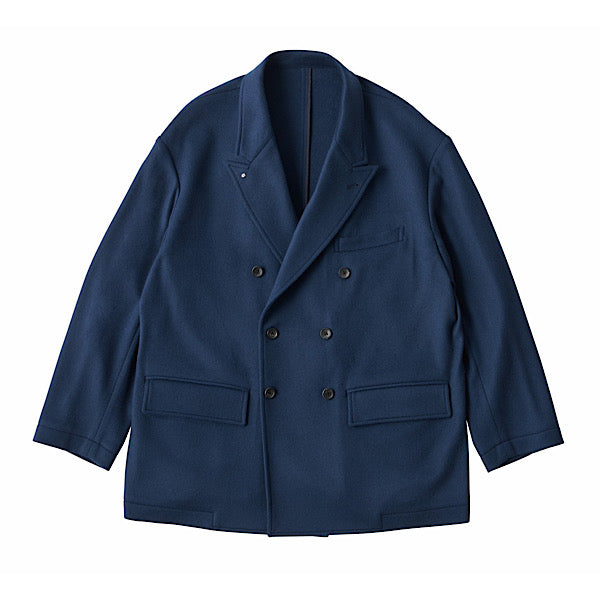 Porter Classic CASHMERE DE GAULLE DOUBLE TAILORED JACKET W/PLATINUM CHARM(BABY CASH)