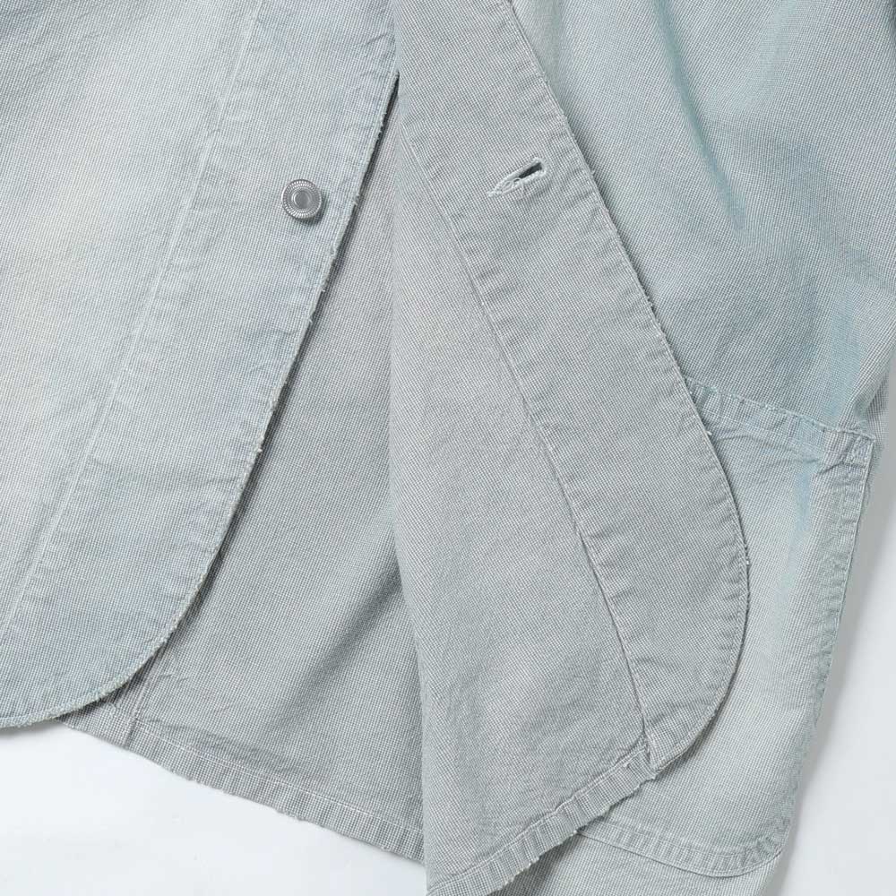 A.PRESSE Indigo Pin Check Coverall