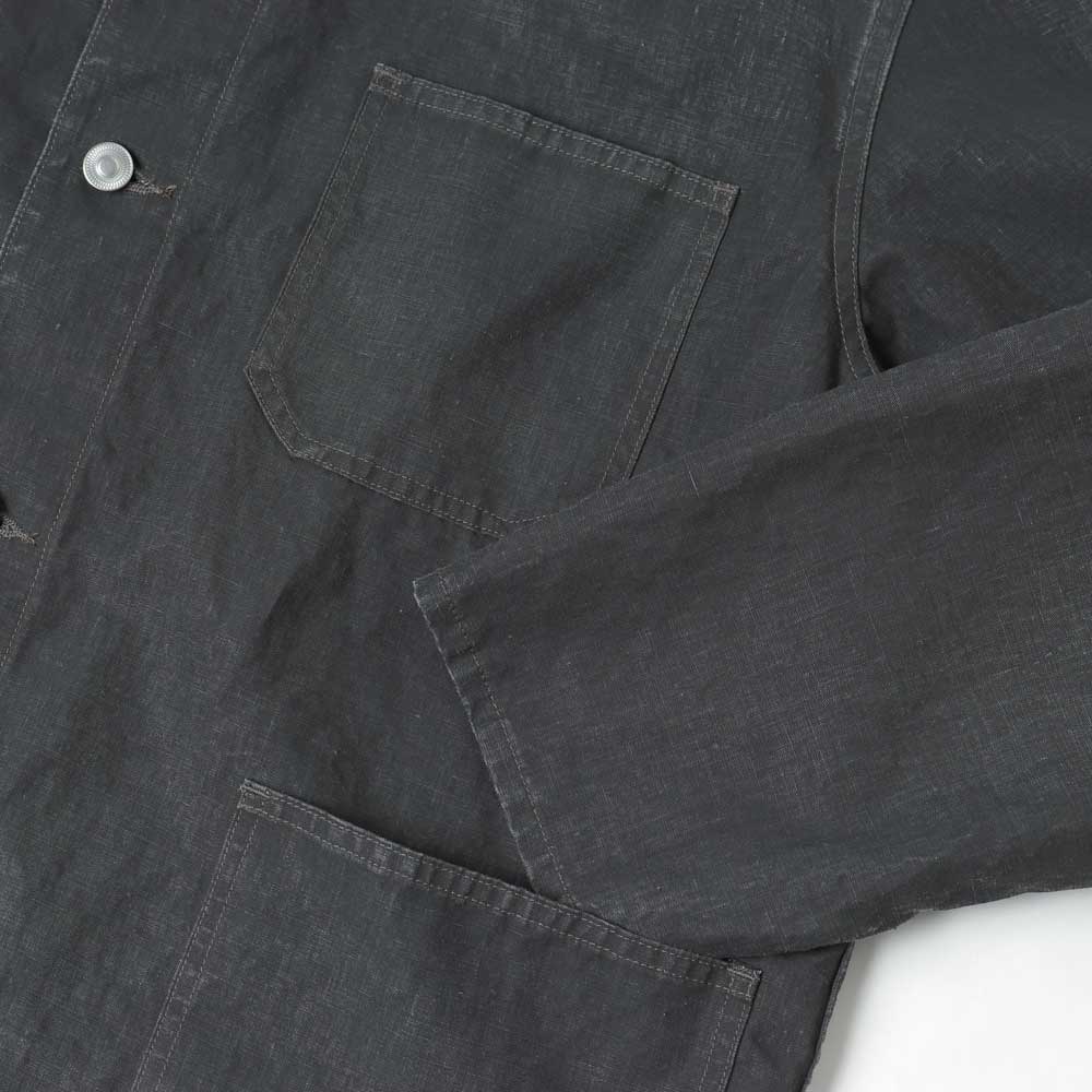 A.PRESSE Vintage Black Linen Coverall