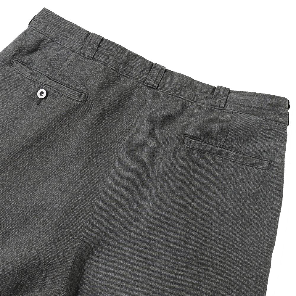 A.PRESSE Vintage Black Chambray Work Pants