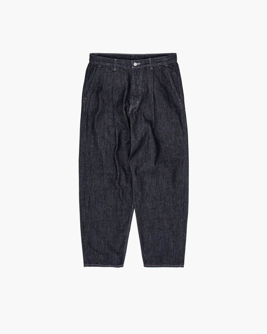 Graphpaper Colorfast Denim Two Tuck Tapered Pants Graphpaper Colorfast Denim Two Tuck Tapered Pants