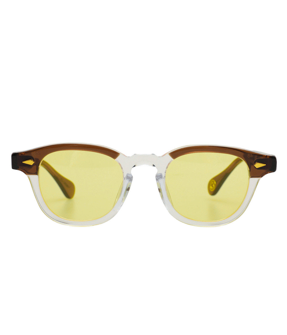 JULIUS TART OPTICAL AR Sunglass RED BROWN BROW / FY-02 Gold