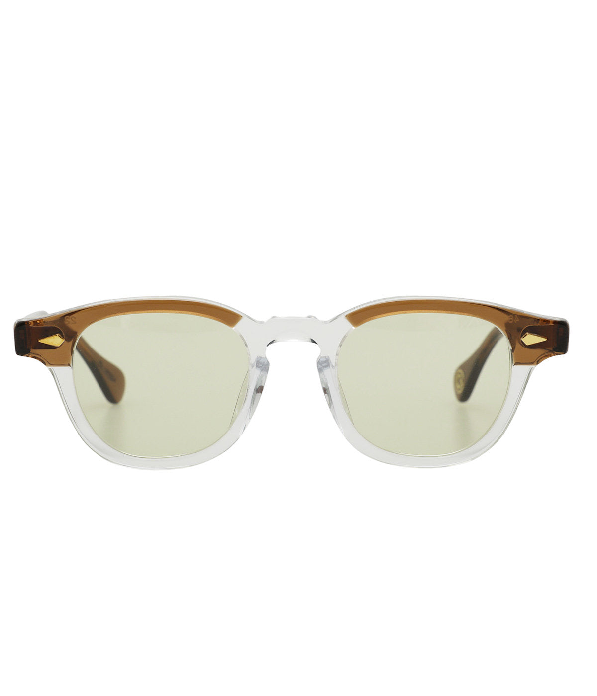 JULIUS TART OPTICAL AR Sunglass RED BROWN BROW / GN-60 Gold Edition