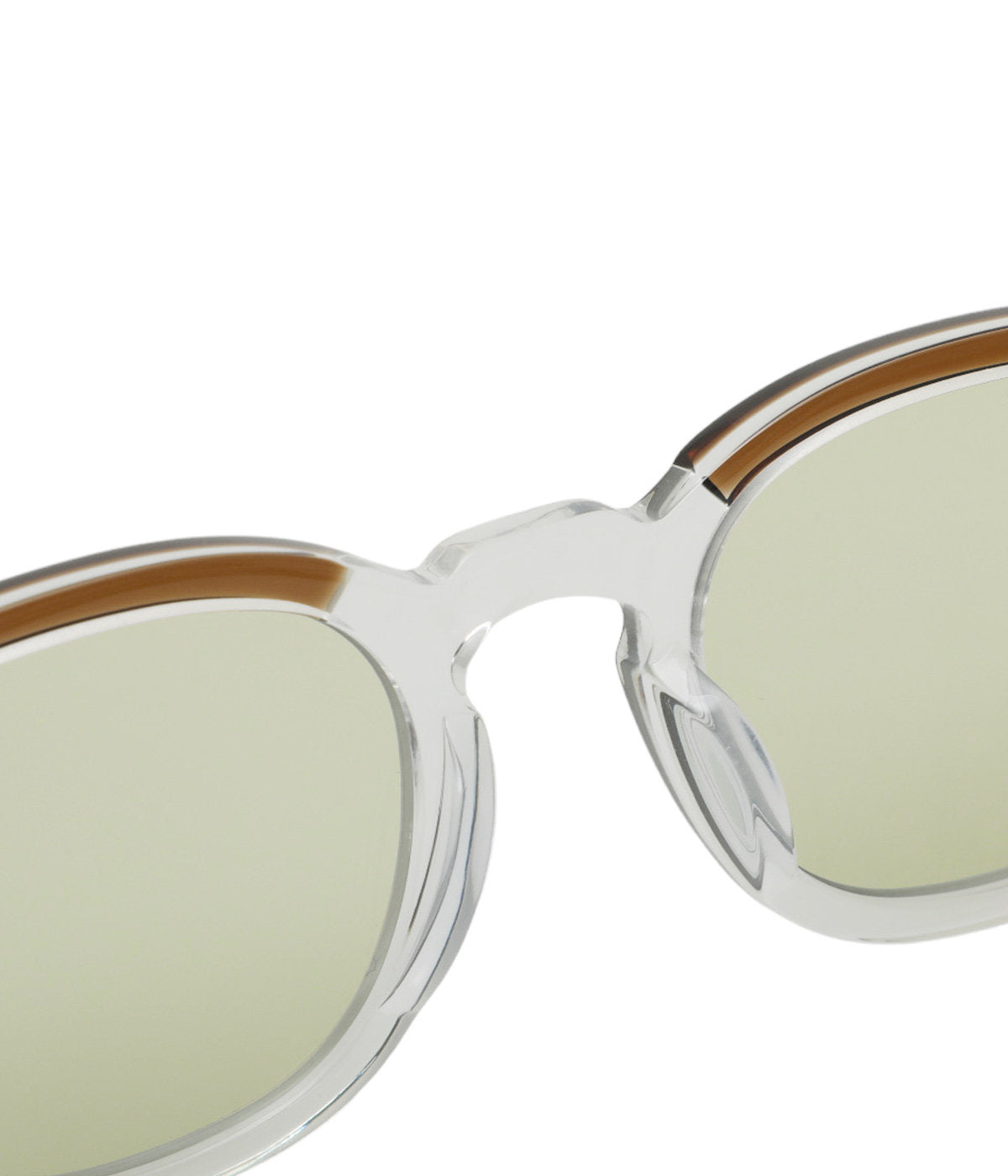 JULIUS TART OPTICAL AR Sunglass RED BROWN BROW / GN-60 Gold Edition
