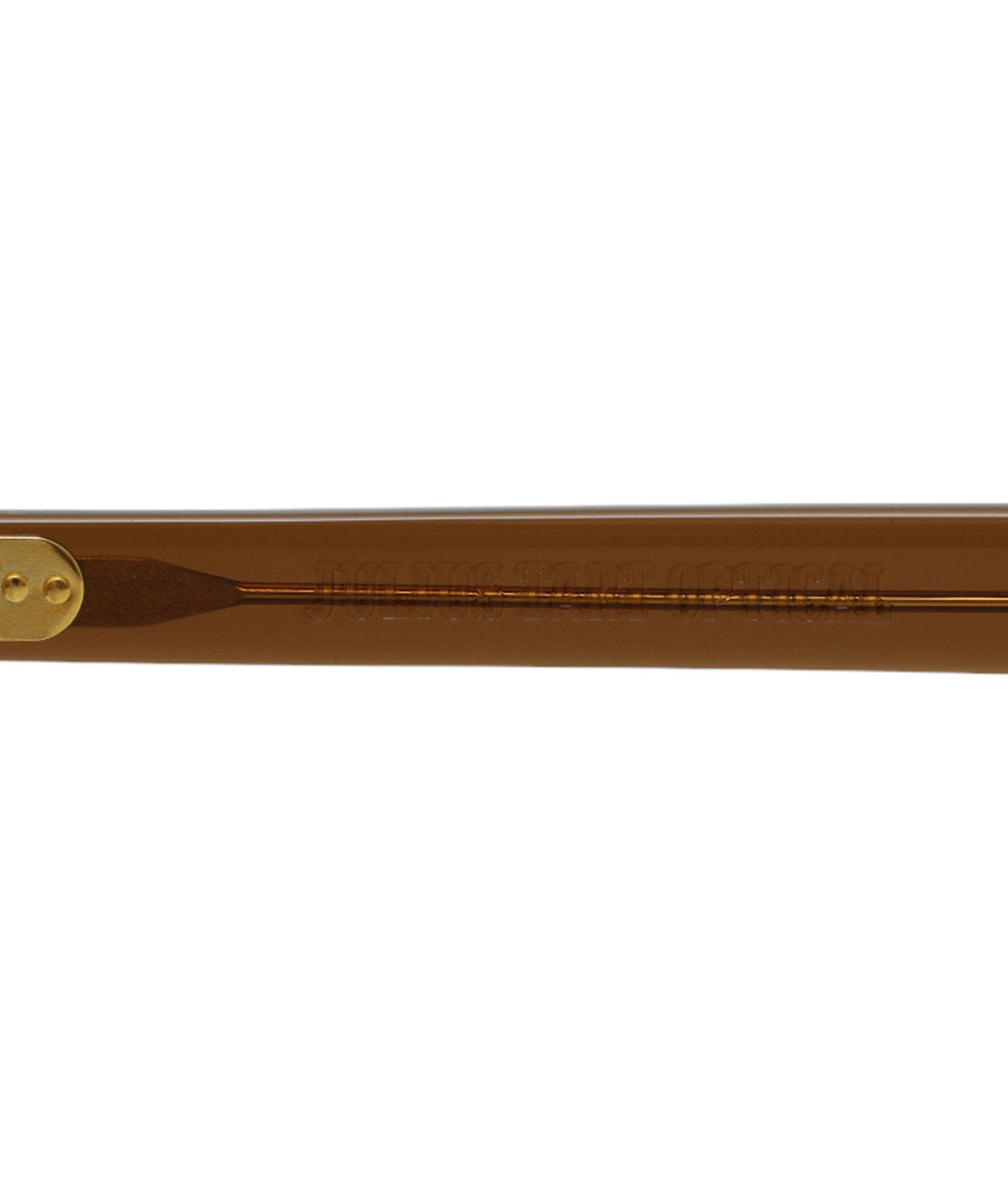 JULIUS TART OPTICAL AR Sunglass RED BROWN BROW / GN-60 Gold Edition