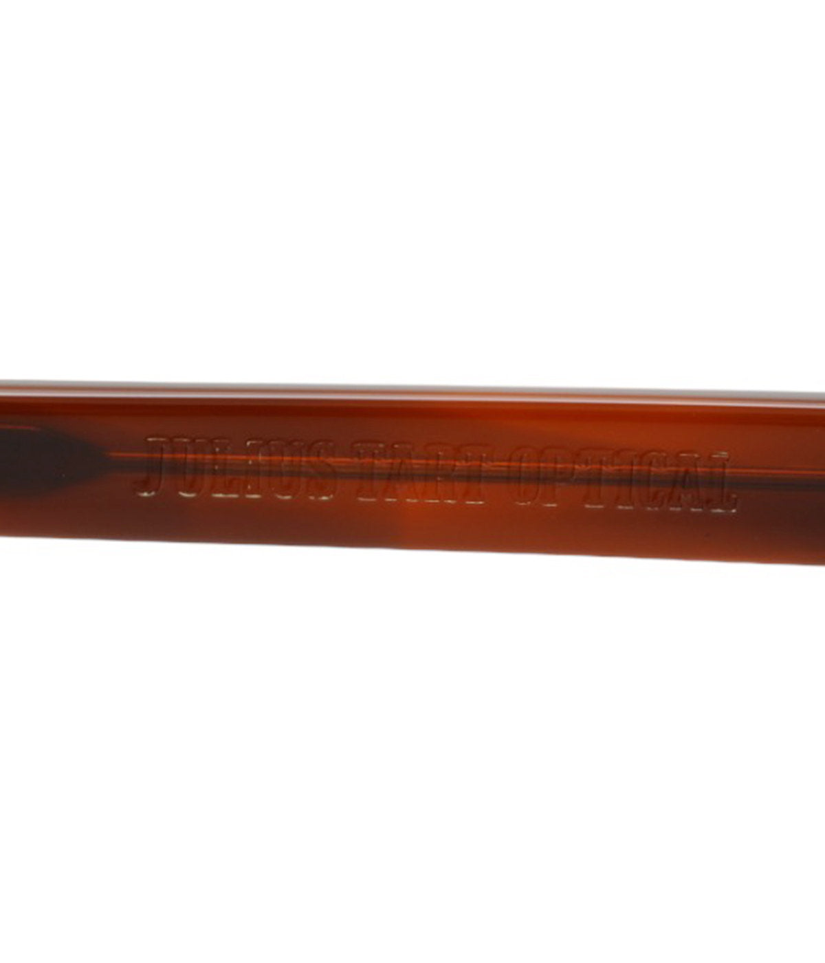 JULIUS TART OPTICAL AR Eyeglass Frame Amber