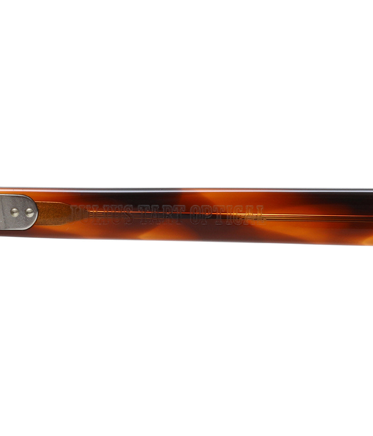 JULIUS TART OPTICAL HAROLD Eyeglass Frame Demi Amber
