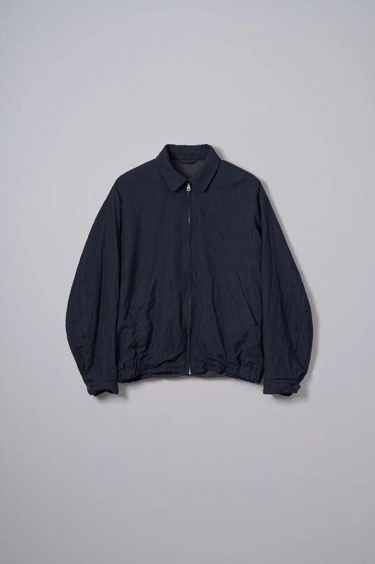 KAPTAIN SUNSHINE Wool Stripe Zip Blouson