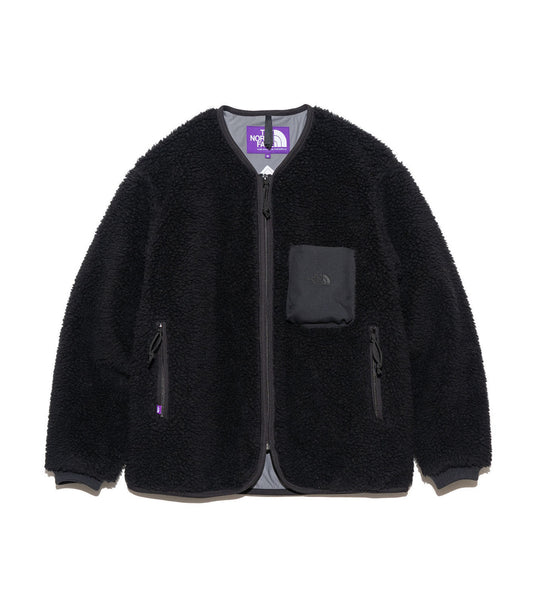 THE NORTH FACE PURPLE LABEL Wool Boa WINDSTOPPER Field Cardigan