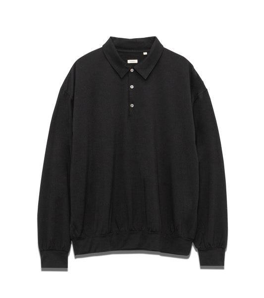 nanamica Wool Jersey L/S Polo