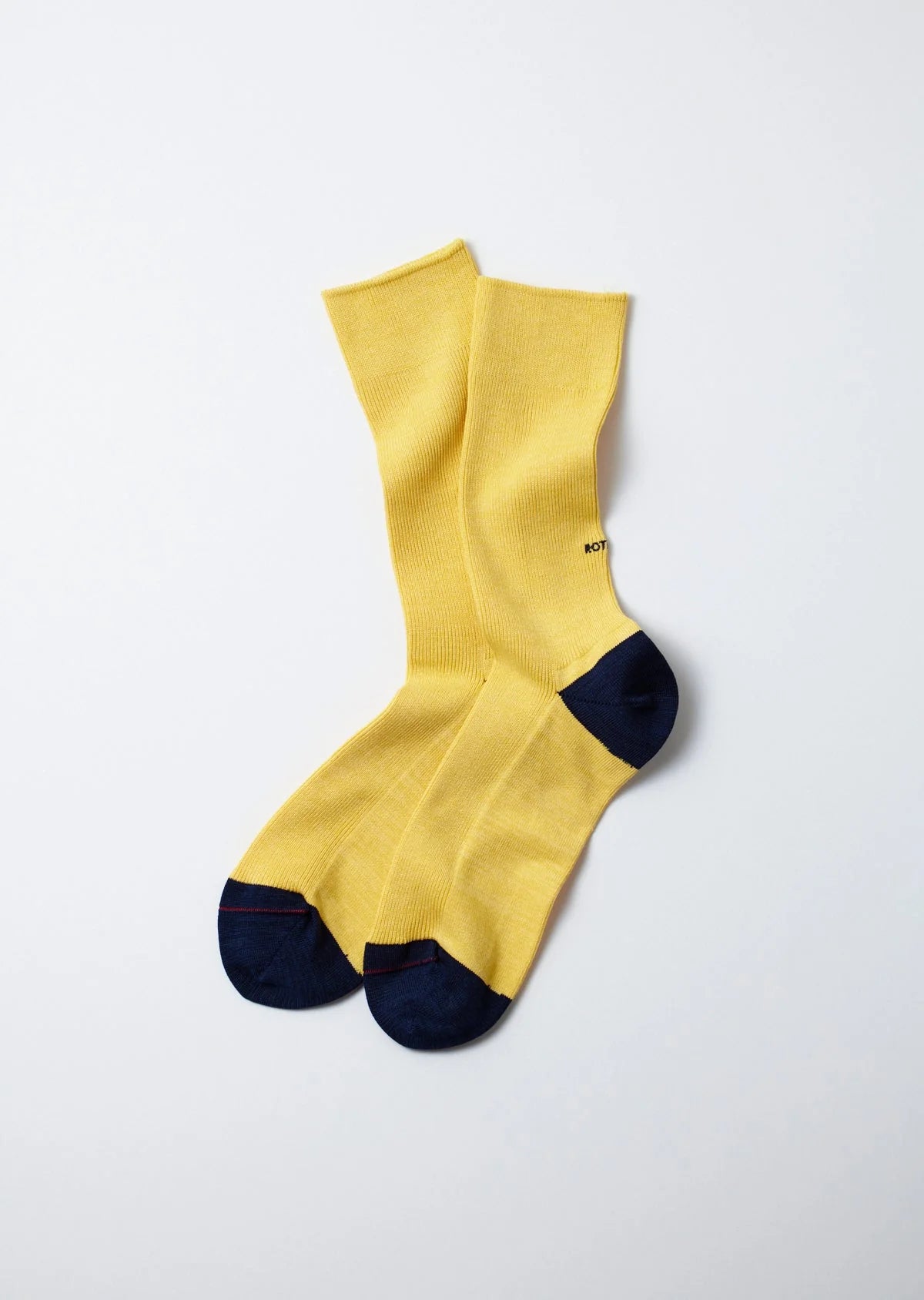 RoToTo ORGANIC COTTON & RECYCLE POLYESTER RIBBED CREW SOCKS