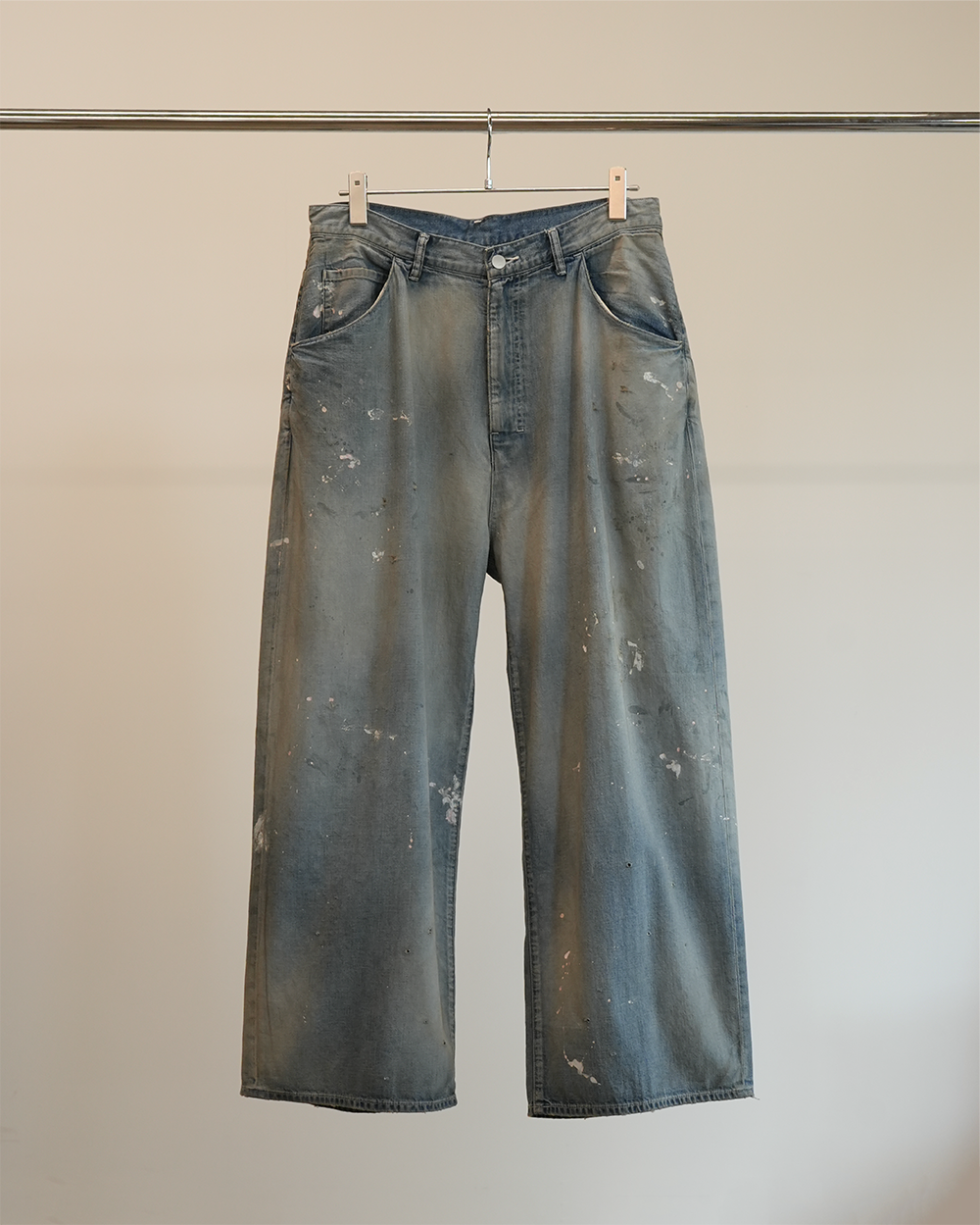 ANCELLM LIGHT OZ WIDE STRAIGHT DENIM PANTS (INDIGO) – unexpected store ANCELLM LIGHT OZ WIDE STRAIGHT DENIM PANTS (INDIGO) – unexpected store