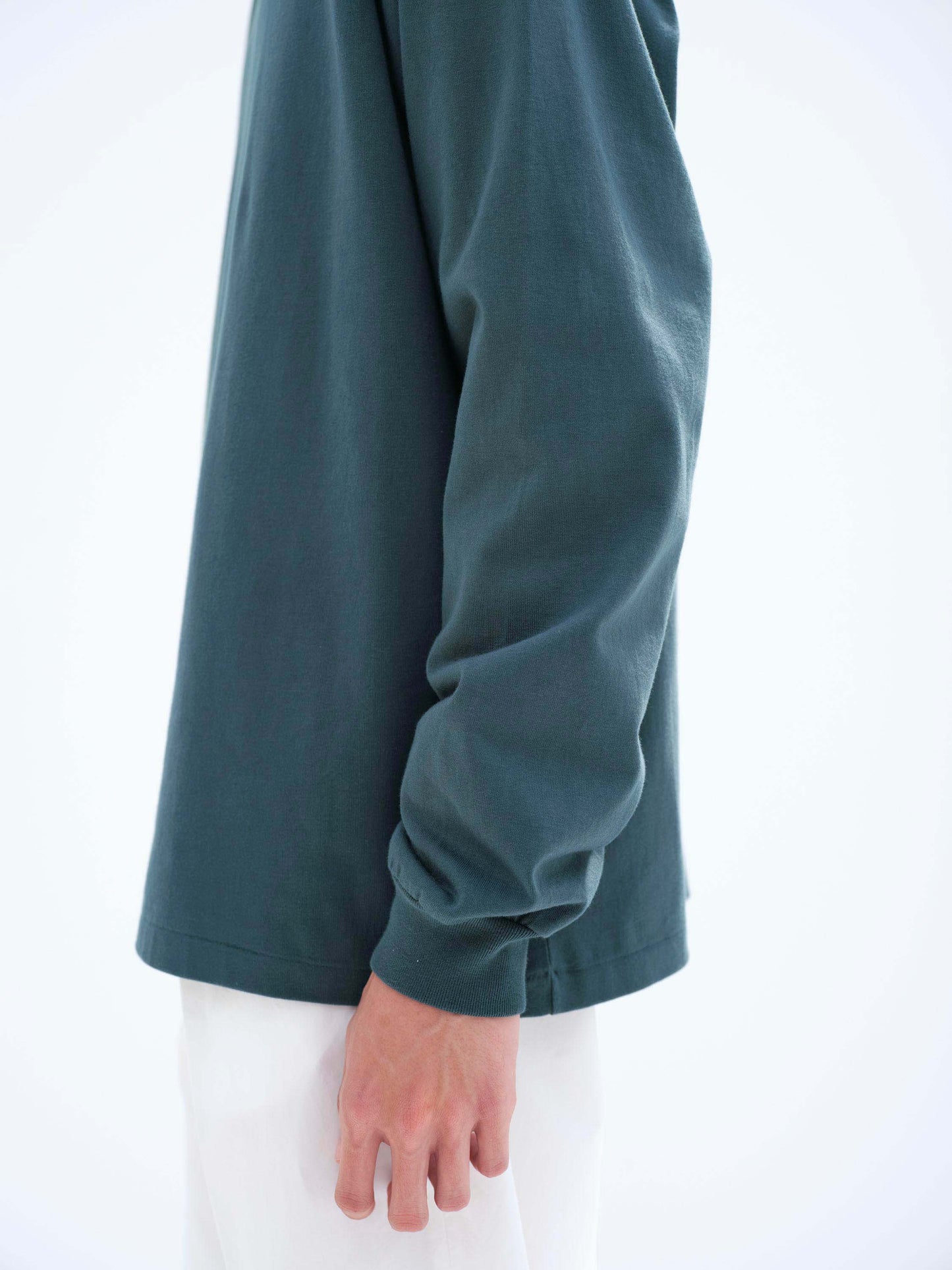 AURALEE LUSTER PLAITING L/S TEE