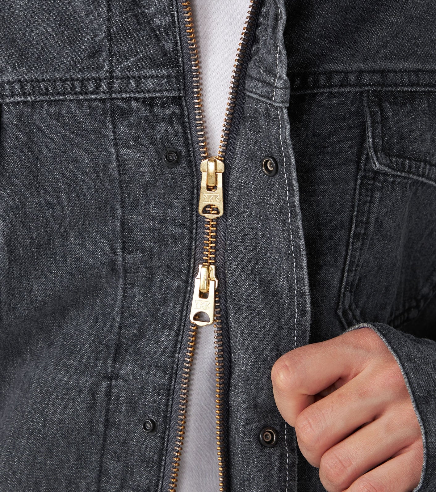 Purple Label Linen Cotton Denim Field Jacket