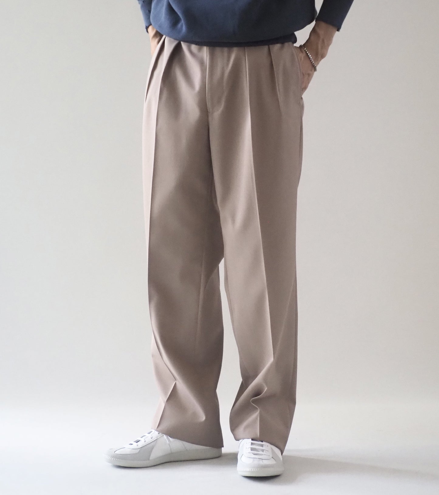 MAATEE&SONS Eternity Slacks Wool Polyester Gaba