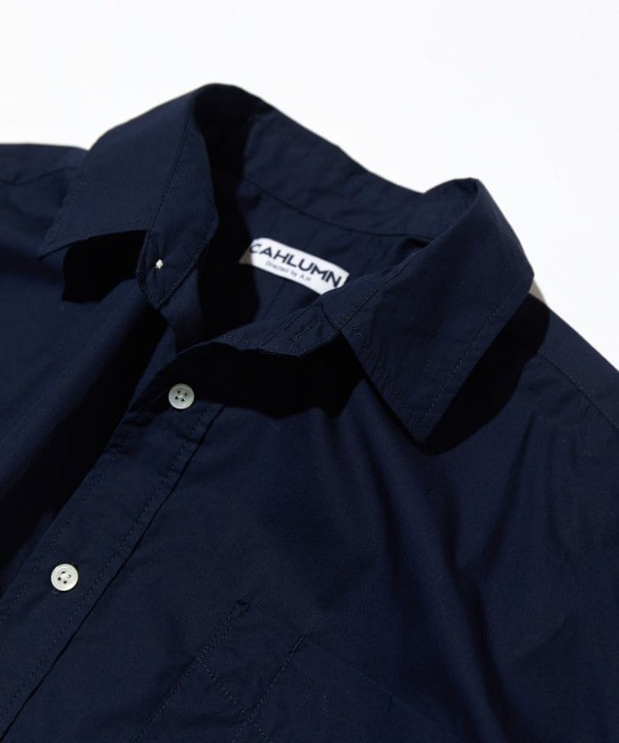 CAHLUMN Magazine Pocket Broad Shirt