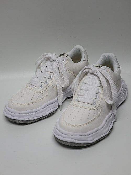 Maison MIHARA YASUHIRO WAYNE Original Sole Canvas Lowtop Sneaker White