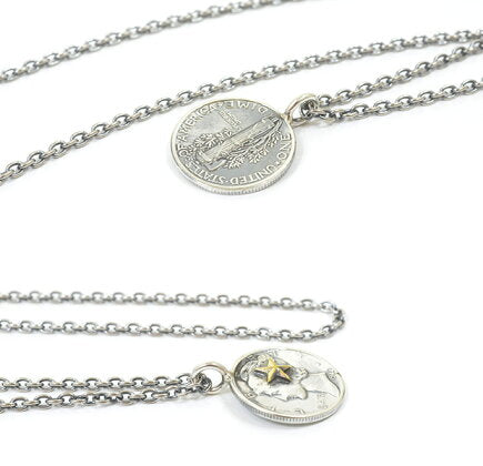NORTH WORKS 10¢Brace Point Pendant NECKLACE N-301