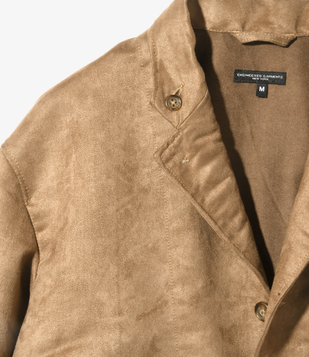 Engineered Garments LOITER JACKET - POLYESTER FAKE SUEDE