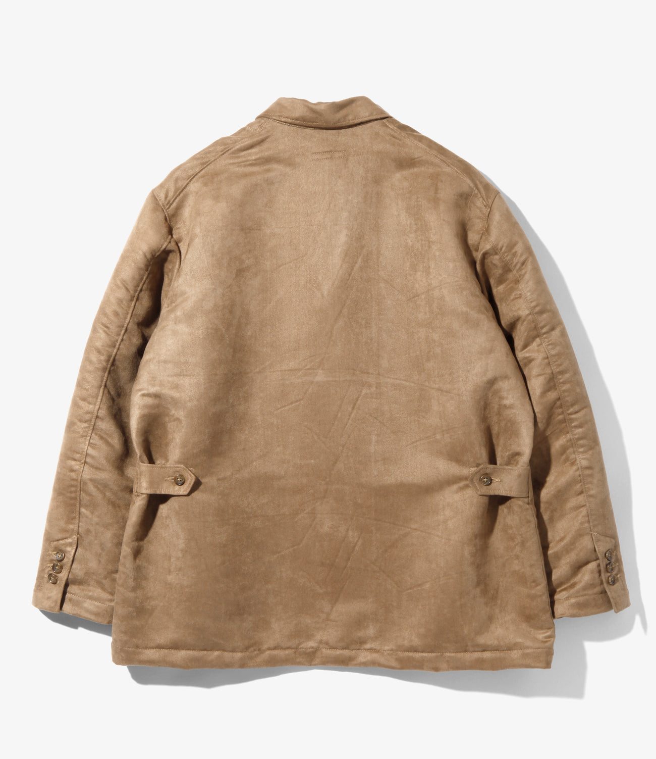 Engineered Garments LOITER JACKET - POLYESTER FAKE SUEDE